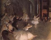 Edgar Degas Rehearsal on the stage France oil painting artist